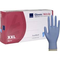 Nitril Handsker EXCELLENT blå u/pudder XXL 90 stk