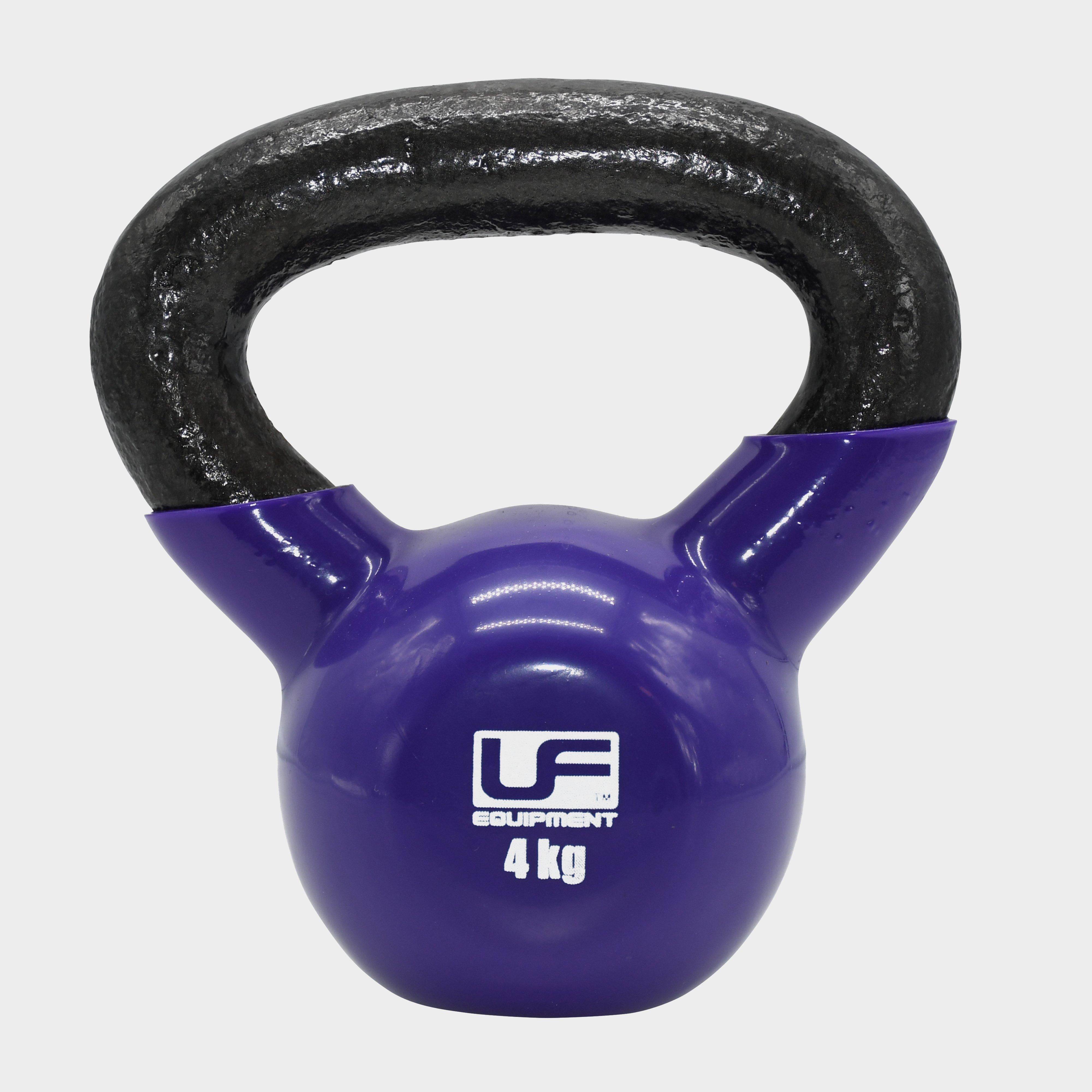 Urban Fitness Cast Iron Kettlebell 4kg, Purple