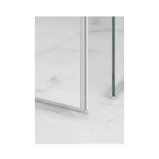 Släplist för dusch HAFA duschlist rak 22 mm till 6 mm glasdörr transparent 7403087