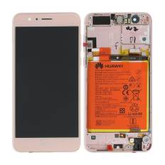 Huawei Honor 8 Skärm LCD Display Glas med Batteri Original - Rosa