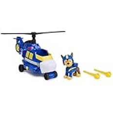 Paw Patrol: Air Rescue Chase Action Figur & Hero Helicopter Toy med projektila avfyrare & 2 projektiler, barnleksaker för pojkar och flickor ålder 3+