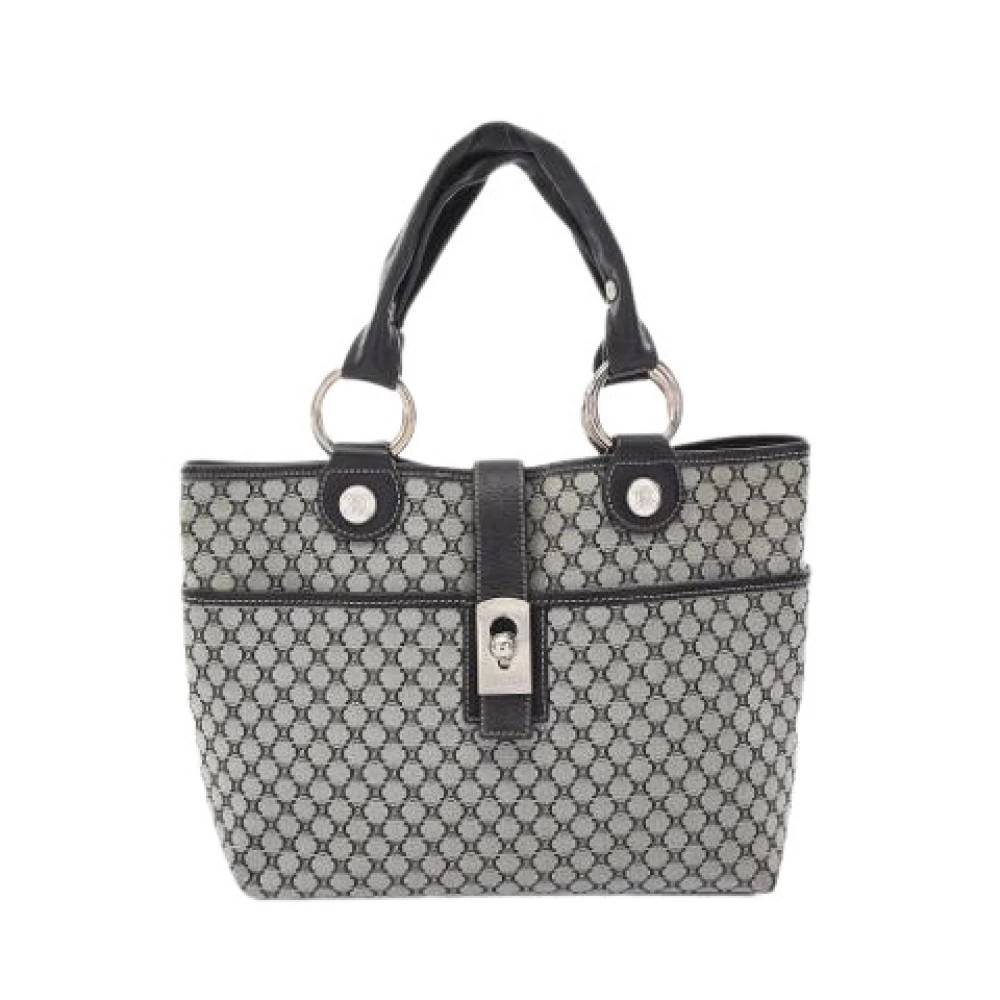 Celine Vintage Pre-owned Canvas Tote Bag - Vintage - Dame - Sort - ONE SIZE - Uld
