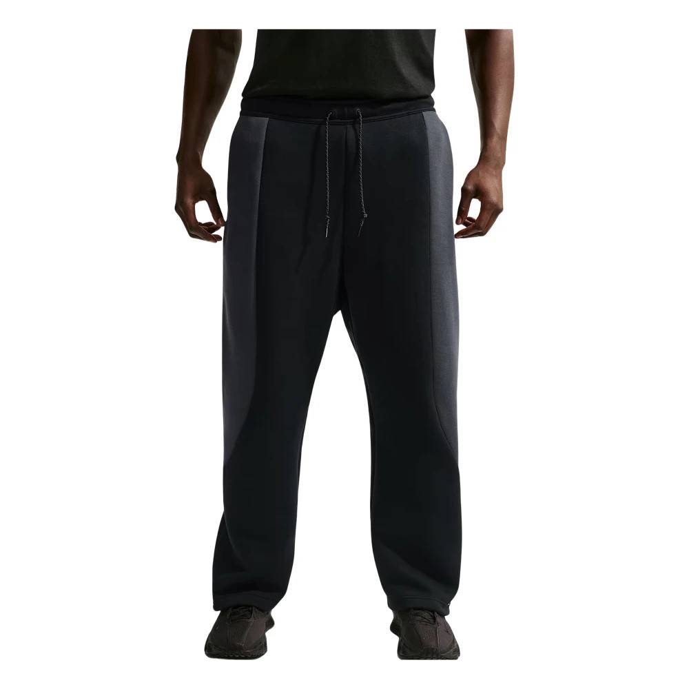 Nike - Tech Color-Block Open-Hem Fleece Pants Träning - Herr - 2XL - Bomull