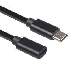 1,5M USB-C Type-C Han til Hun Forlængerkabel Type-C Interface til Jack Stik USB-C Opladning Ext