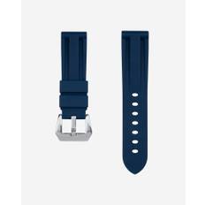 Navy Blue Universal FKM Rubber Watch Strap - 20mm, 22mm & 24mm | Wristbuddys.com 22mm