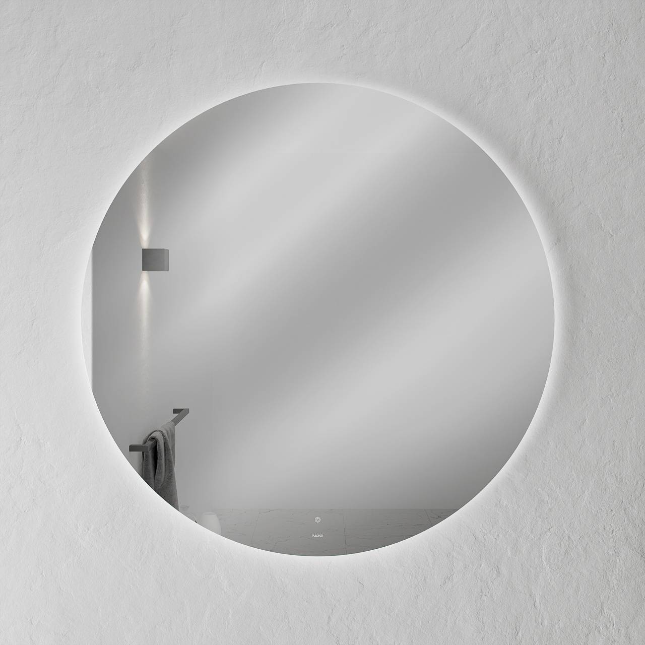 Pulcher Coco Backlight PM3-090 - Ø90 cm LED Backlight-Spejl m/Antidug Spejl - fra Bad&Stil