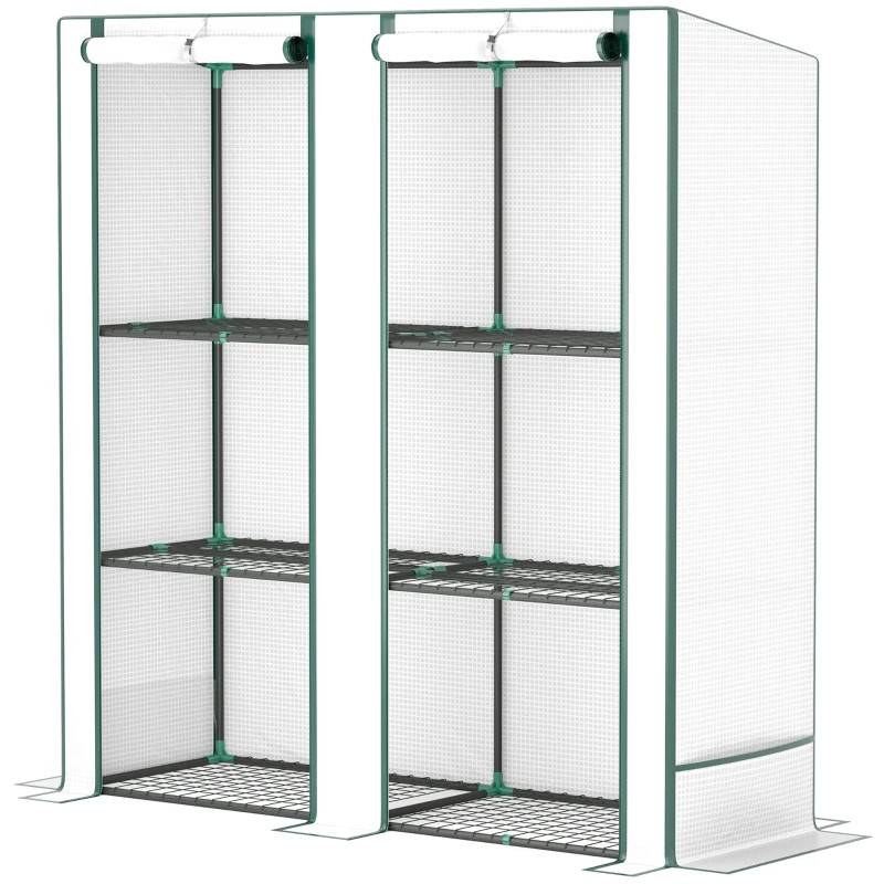 Miniväxthus 3-våning 144x48x152 cm