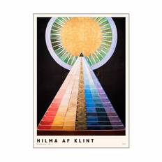 Poster&Frame Hilma af Klint Plakat - Altarpiece no. 01 - B 50 x L 70 cm - Papir - Multifarvet