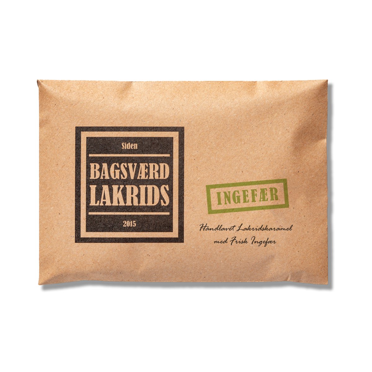 Bagsværd Lakrids-Ingefær Plade 160 gr.