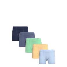 LINDEX Boxer 5 Pack Hidden Elastic So |Blå |98/104