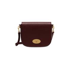 Mulberry Small Darley Satchel Small Classic Grain - Black Cherry Bags 13 x 17 x 6 cm Dame - Butler Loftet