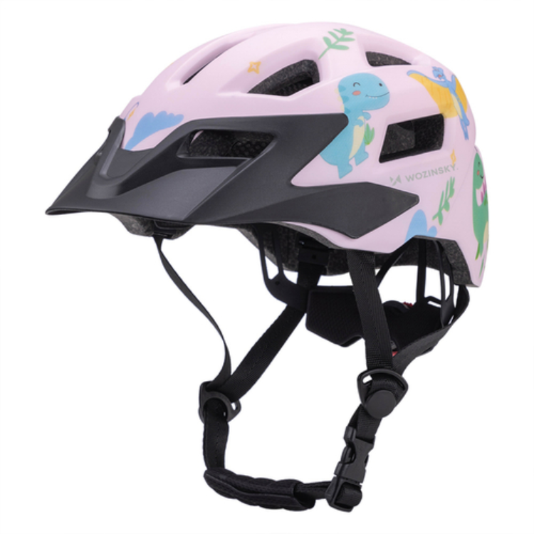 Wozinsky MTB Barncykelhjälm med Avtagbart Visir S - Rosa