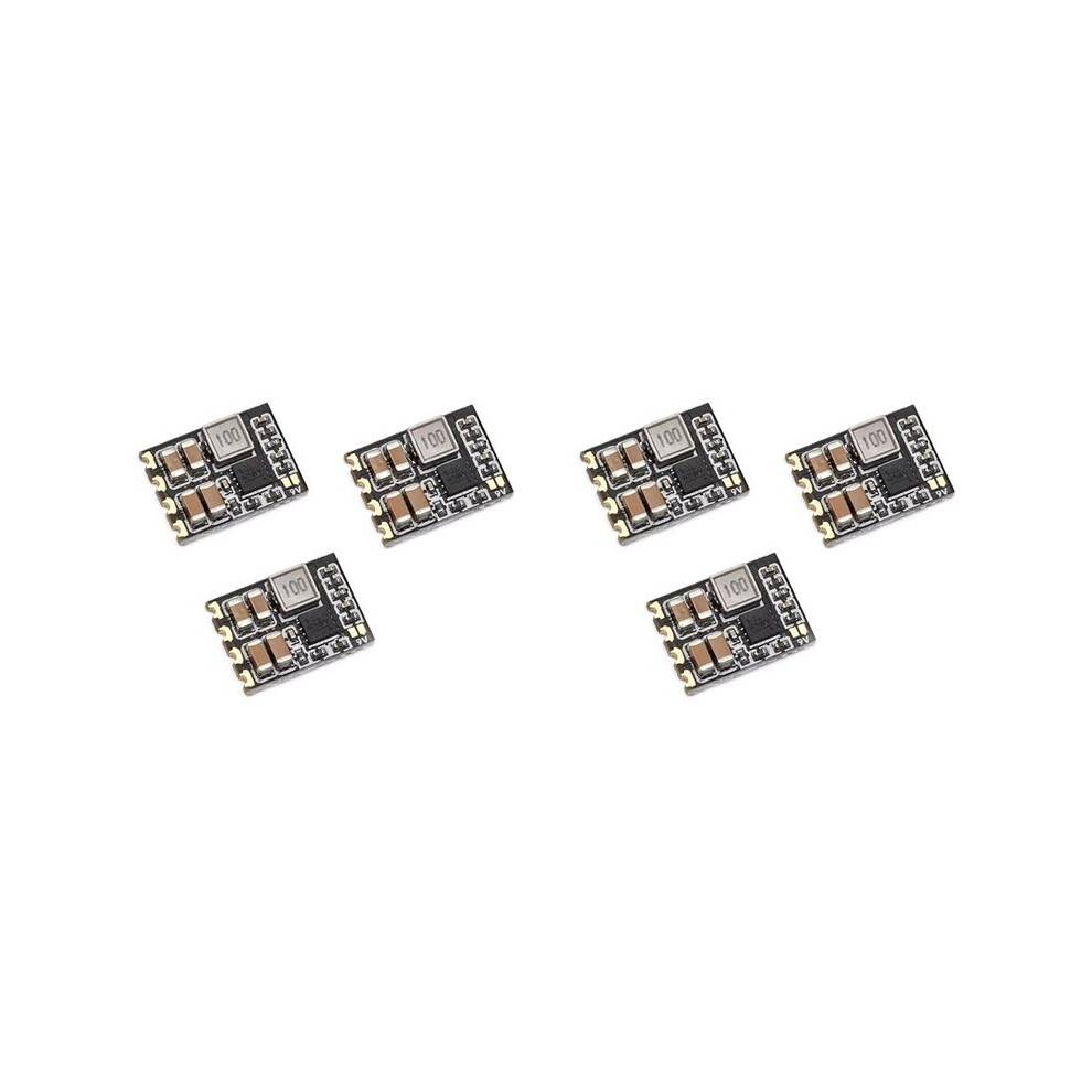 Micro-BEC 6S Modul Utgång 5V eller 9V Justerbar i 6V-30V Synchronous Step-Down Regulator för RC FPV Modeller Droner 6 St
