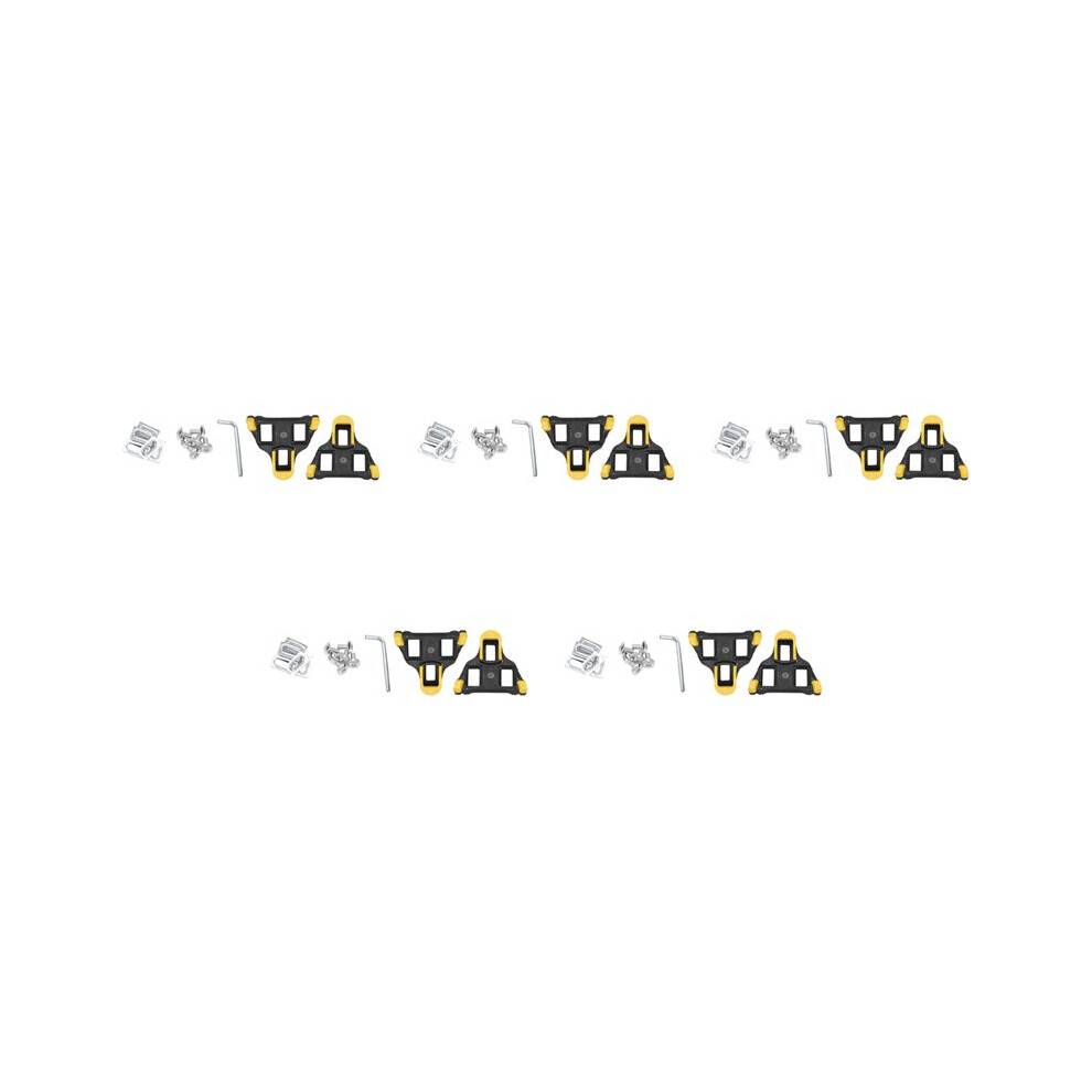 5X Road Bike Cleats 6 Degree Float Self-Locking Cycling Pedals Cleat for SPD-SL System Shoes