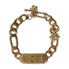 Versace, Tilbehør, Herre, Gul, L, Uld, Medusa Halskæde Armbånd