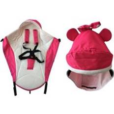 2 st / set barnvagn tillbehör vinter sittdyna för babyzen yoyo hålla varma paraply solskyddstak för yoya vovo yuyu - Röd