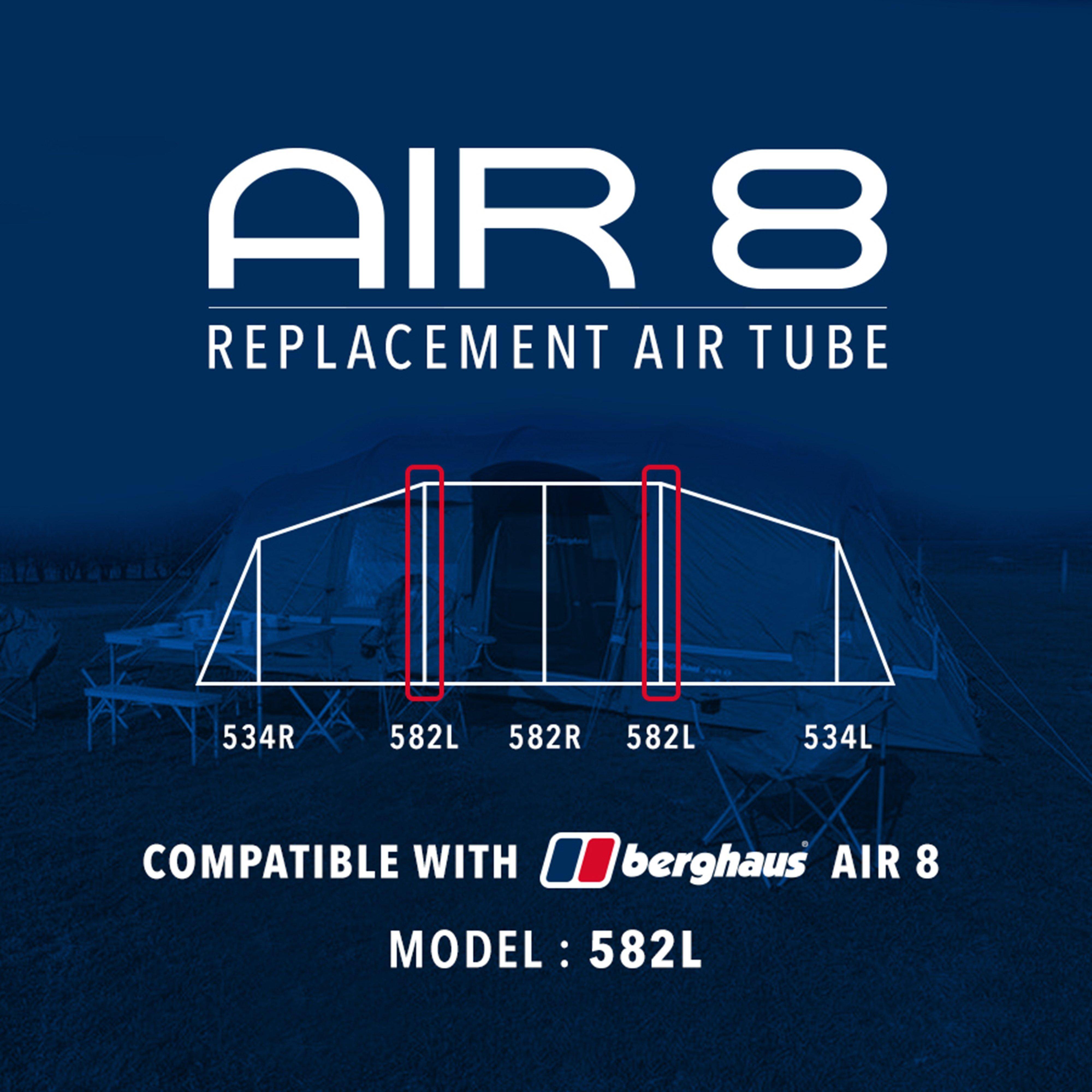 Eurohike Air 8 Replacement Air Tube (582L), Clear