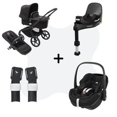 Bugaboo Fox 5 Black - Midnight Black 4-in-1 Travelsystem Pebble 360 Pro 2