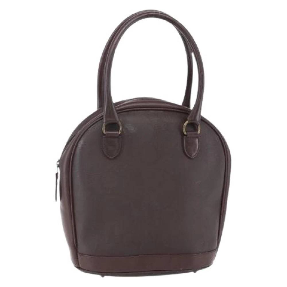 Dior Vintage Pre-owned Vintage trotter håndtaske - Vintage - Dame - Brun - ONE SIZE - Læder