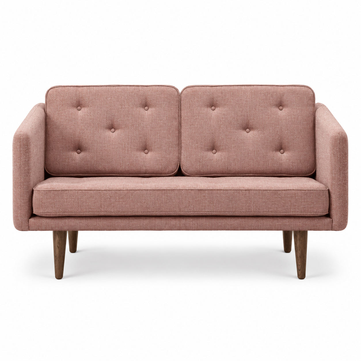 No. 1 Sofa 2-personers, Mood af Børge Mogensen Mood 1106 - Røget eg bejdset - Jacobsen Plus