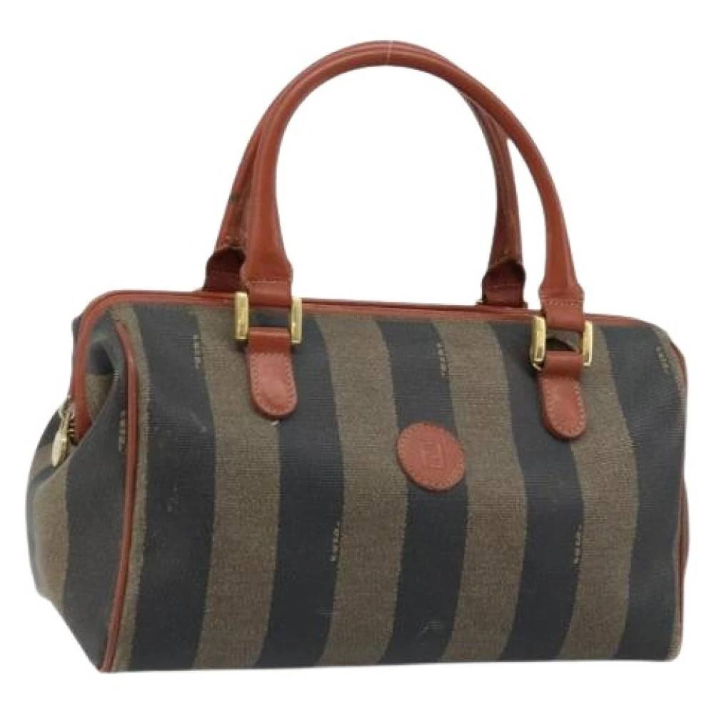 Fendi Vintage Pre-owned Canvas Håndtaske - Vintage - Dame - Flerfarvet - ONE SIZE -