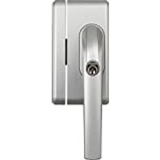 ABUS Fenster-Zusatzsicherung FO400N AL0145 - Fensterschloss mit Druckzylinder, gleichschließend - ABUS-Sicherheitslevel 10 - 37195 - Silber