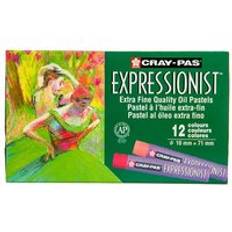 Sakura oil pastel cray-pas expressionist extra fine oil pastels xlp 12/16/25/36/50 färger mjuk pastellpinne för artist - 12 färger