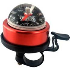 1 st mountainbike kompass stor halvklot klocka kompass bell mountainbike guide bell ridning utrustning - Lavendel-