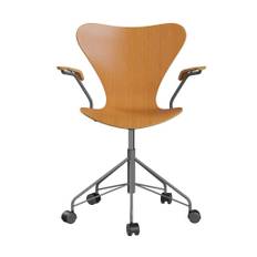 Syver 3217 Silver Grey/Natur finér - Oregon pine