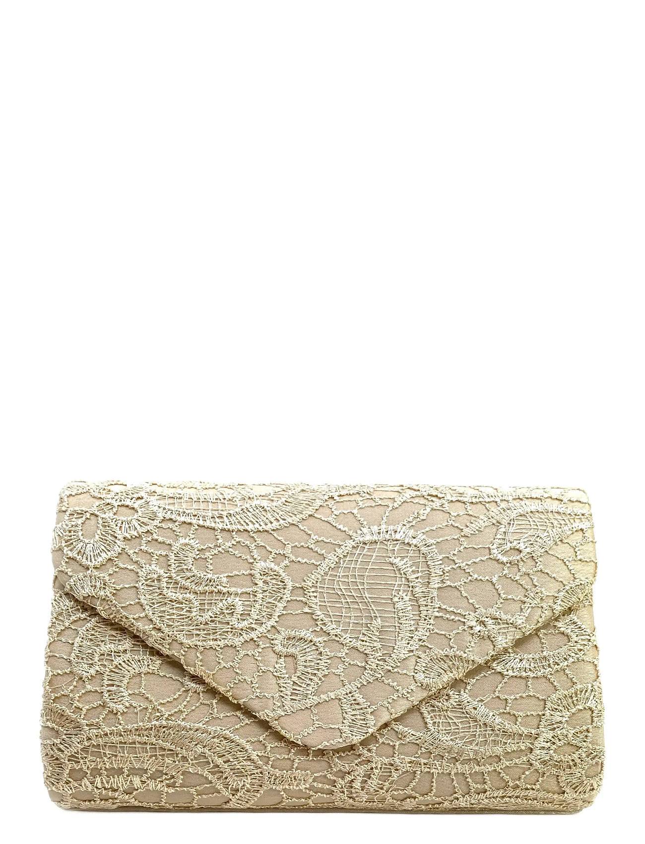 Pipol's Bazaar Laila Lace Clutch Beige - Beige - One Size