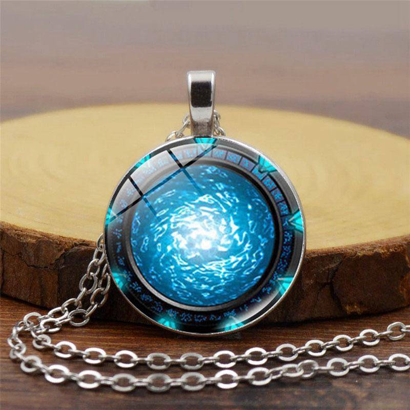Stargate Atlantis Tid Dam Mångsidiga Accessoarer Retro Hängsmycke Halsband
