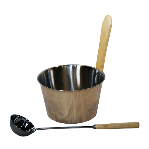 SAUNIA Sauna spand, 4L og øse 10658