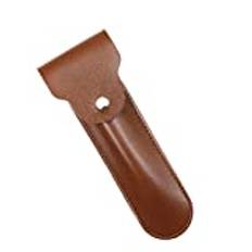 Minkissy Hårrakapparat Razor Cover Leather Razor Case Pu Razor Cover Barber Razor Travel Shaver Razor B?rv?ska Kläder Rakapparat