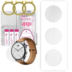 3x apgo Hydrogel Skärmskydd för Xiaomi Watch S1 Pro, Hydrogel Film, med positioneringsskikt enkel installation