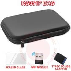 Anbernic - rg351p väska skal skal härdat skärmskydd rg351m rg351 handhållen konsol spel spelare tillbehör wifi-modul - Väska glas wifi