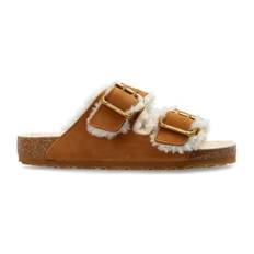 Birkenstock, Skor, Herr, Brun, 39 EU, Läder, Sandaler Arizona Bold Shearling