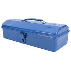Blue Toolbox Metal Structure High Load Bearing Portable Tool Storage Organizer for Workshop Garage