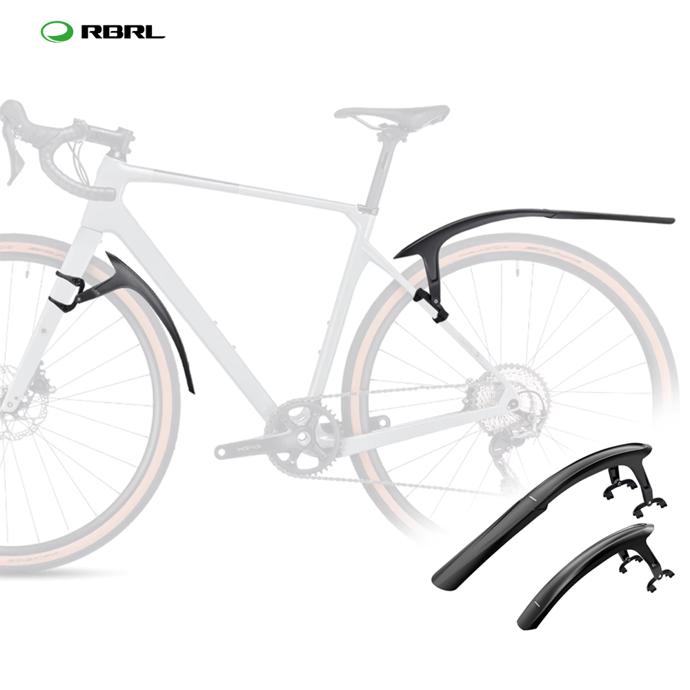 RBRL Bicycle Mudguard Gravel Wings 700c Universal Mudguard Bicycle 28 Inch Adjustable and Easy to Install Mudguard for Road Bike