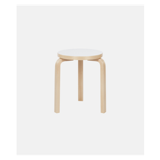 Artek - Alvar Aalto Stool 60 white laminat PÅ LAGER