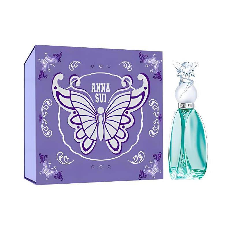 Anna Sui Parfym Fruktig Eau de Toilette EDT Musk Citron Önskande Alv Dam Presentförpackning Parfym-30ml brun