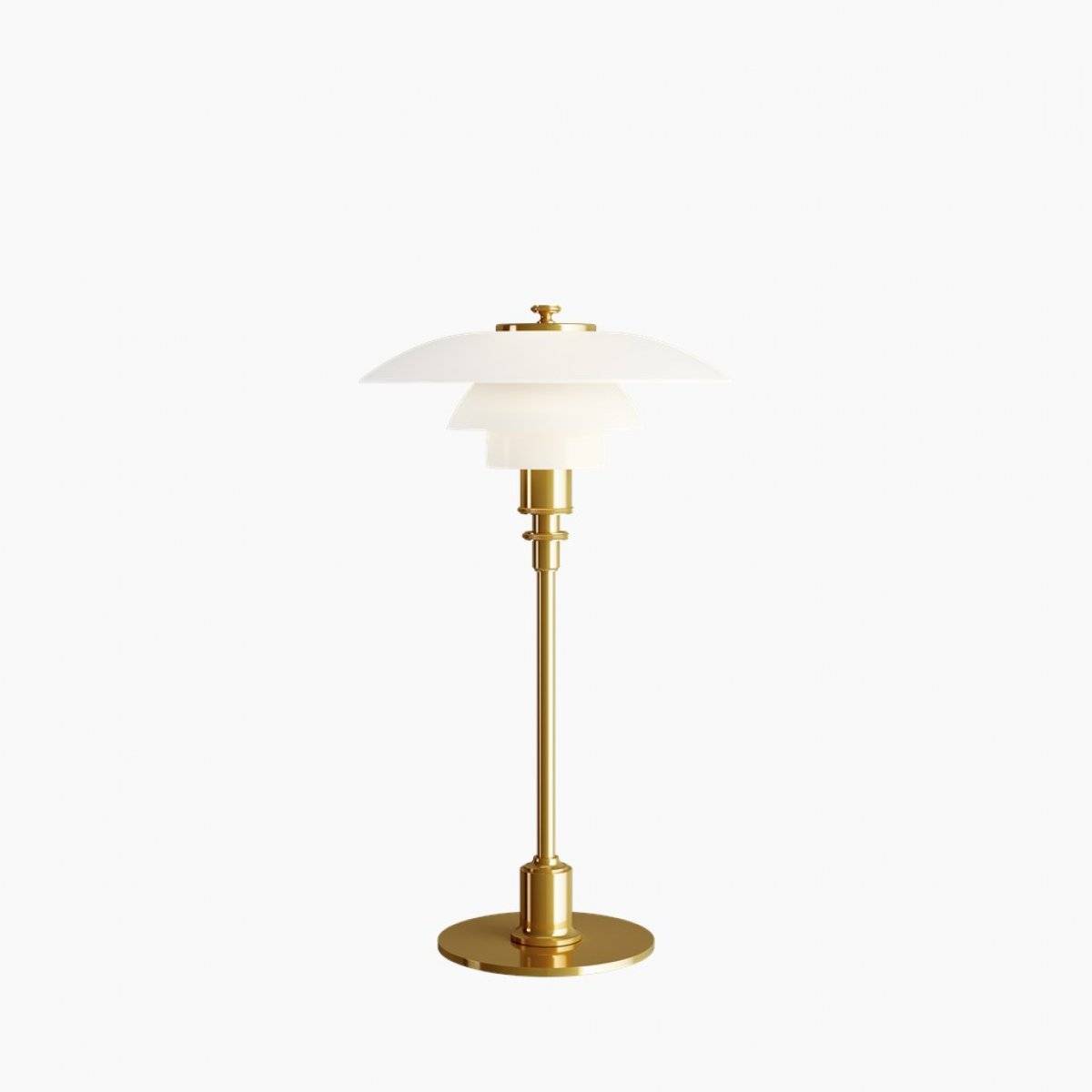 Bordlampa PH 2/1, Metalliserad mässing