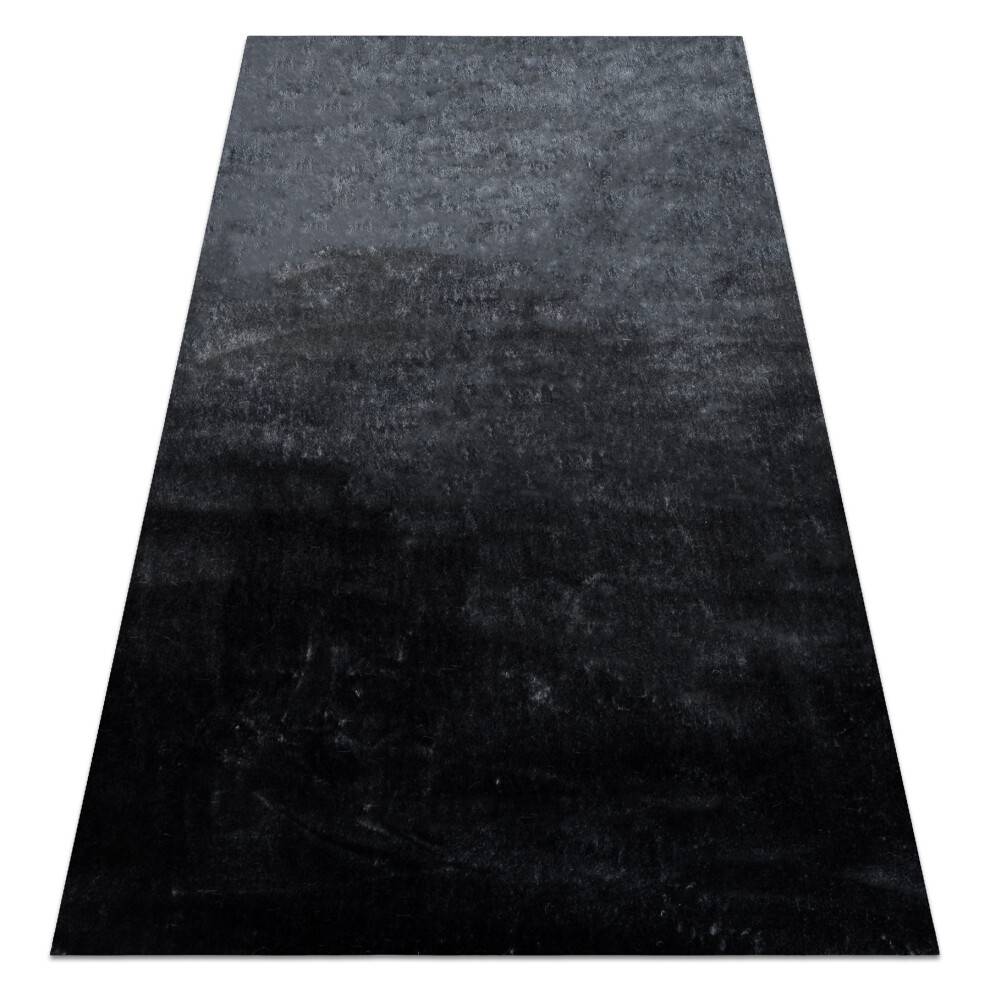 Tæppe VISCO mørkgrå 5 plys, IMITATION AF KANINPELS 200x290 cm