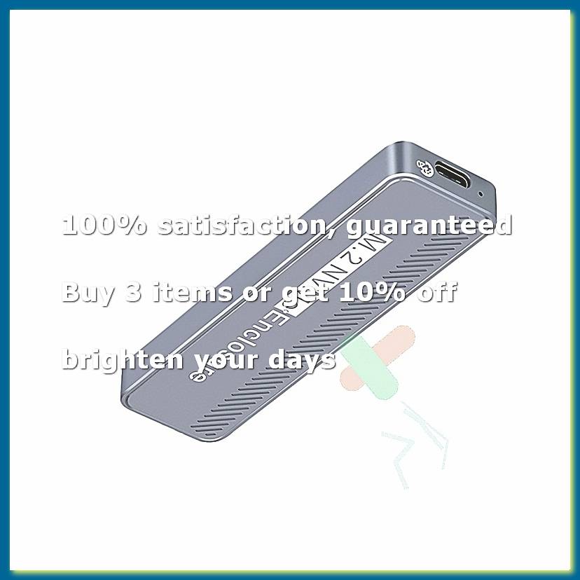 20Gbps M.2 NVME SSD Enclosure USB 3.2 GEN 2X2 Type C, External Case for 2230/2242/2260/2280 M/B +M Key