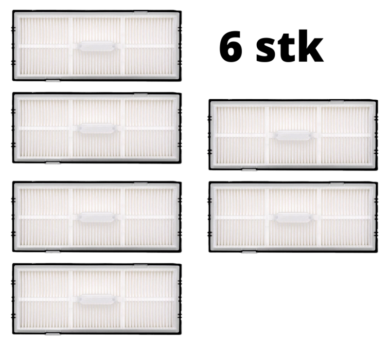 Roborock S7 MaxV / Plus / Ultra HEPA filter - 6 stk.