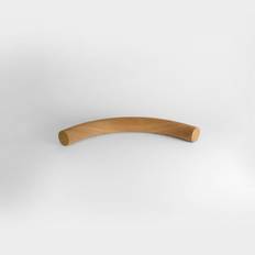 Hörnböj Herrljunga Ledstångsfabrik Stigande Obehandlad Mahogny Diameter: 40 mm