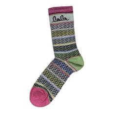 Lala Berlin Socks Silja Stripes Lavender