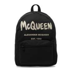 Alexander McQueen, Tasker , Herre, Sort, ONE SIZE, Uld, Sort Bucket Bag & Rygsæk