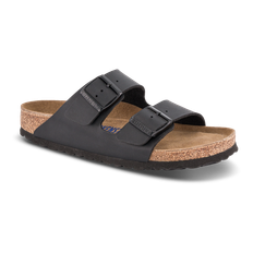 Birkenstock Arizona med Narrow Soft fodseng Birko-Flor Sort - 40