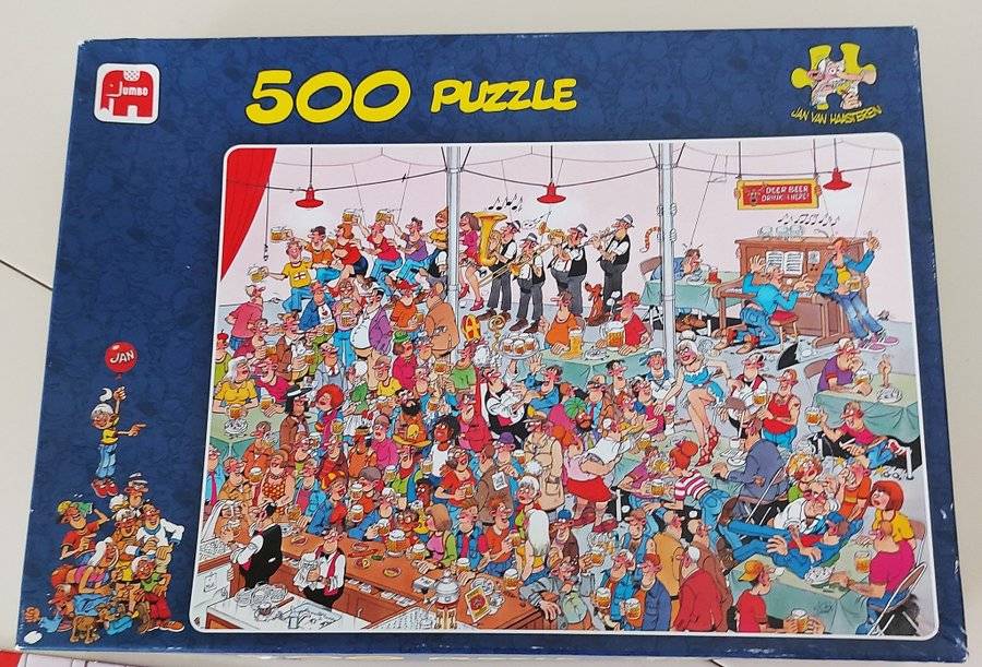 Pussel Jan van Haasteren ”German Beer Party" Puzzle 500 bitar