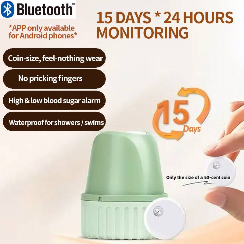 Aidex Sensor 2nd Digital Glucometer No Prick Fingers Glucose Sensor as Freestyle Blood Sugar Sensor Diabetes Sugar Test GX-01S